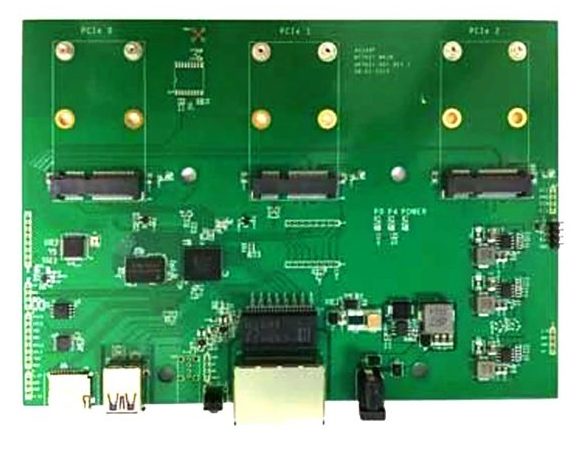 AP7621-001 Wi-Fi Router MT7621 Board 2 Giga Ethernets 3 mini PCIe