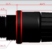 RJ45 IP67 防水コネクタ M20