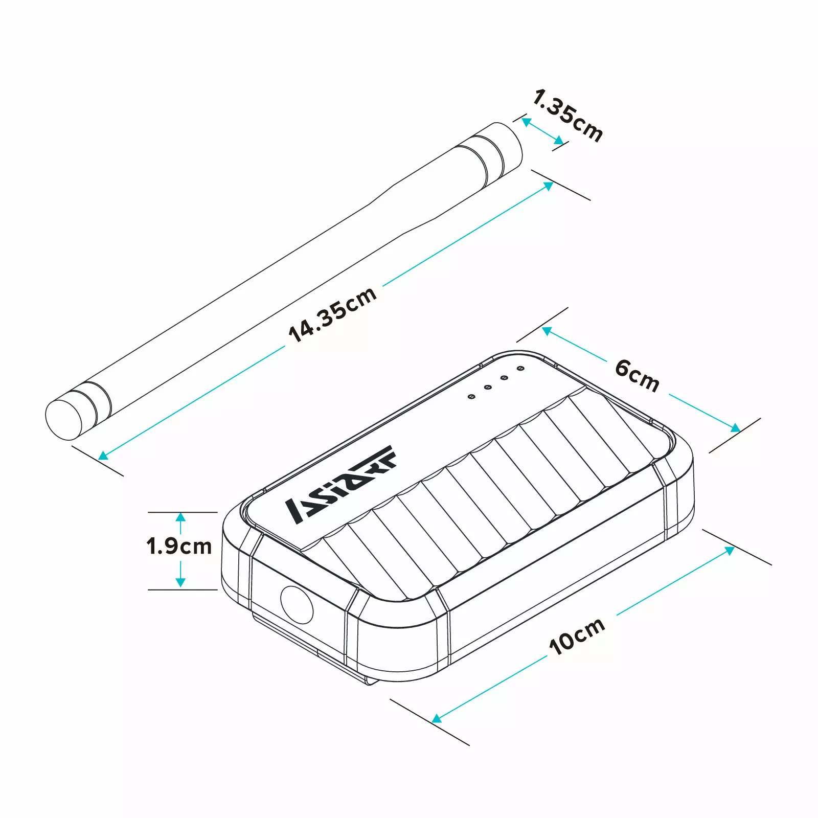 ARFHL-UM Dual-Band Wi-Fi HaLow MESH Portable Gateway