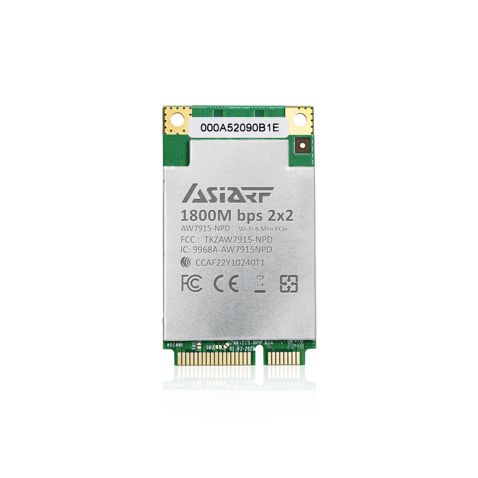 Wi-Fi 6 AX1800 Mini PCIe Module by MediaTek MT7915 AW7915-NPD-Aw7915 Npd 1