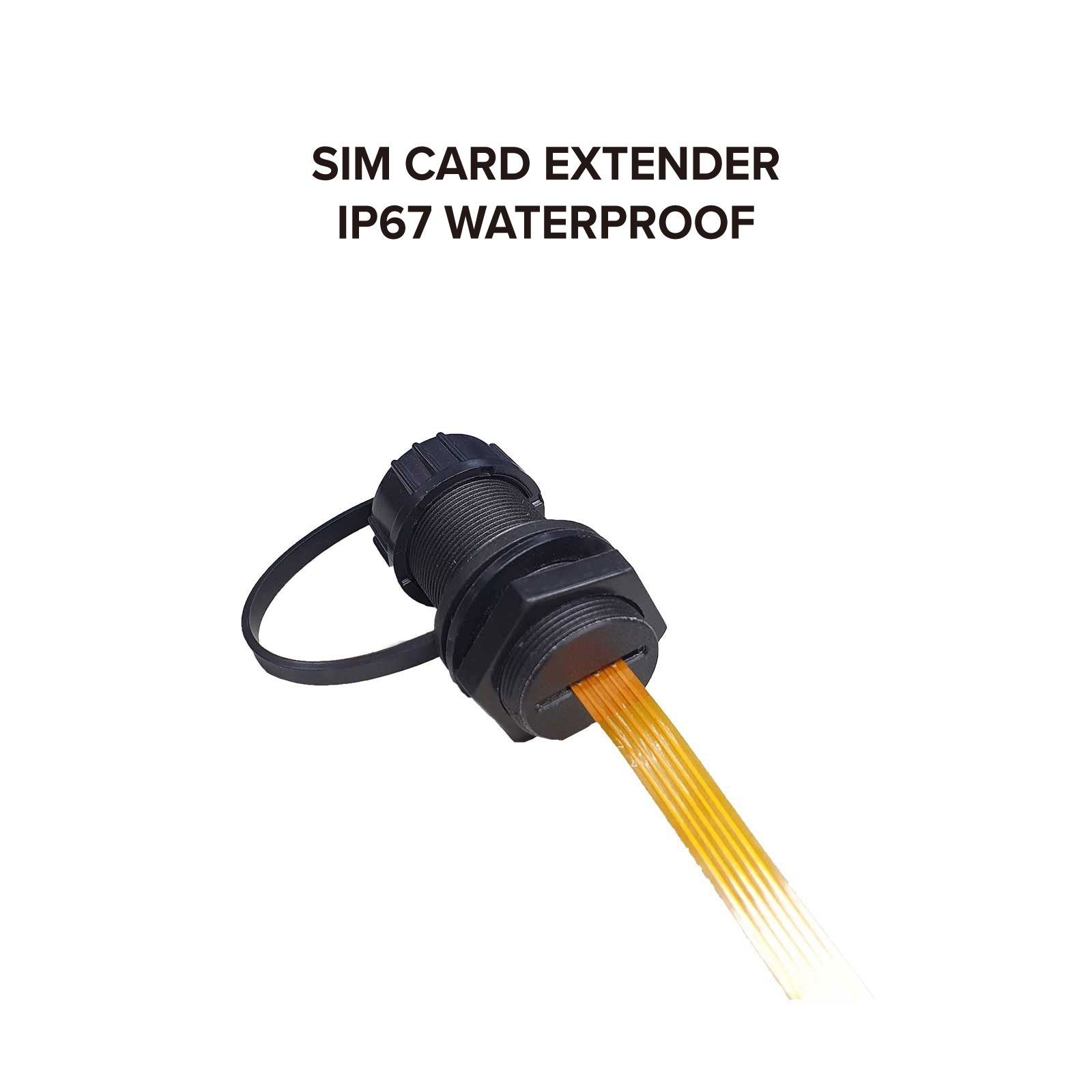 Sim Card Extender M20 IP67 Waterproof for Cabinet Chassis Case Frame Envelope Outdoor