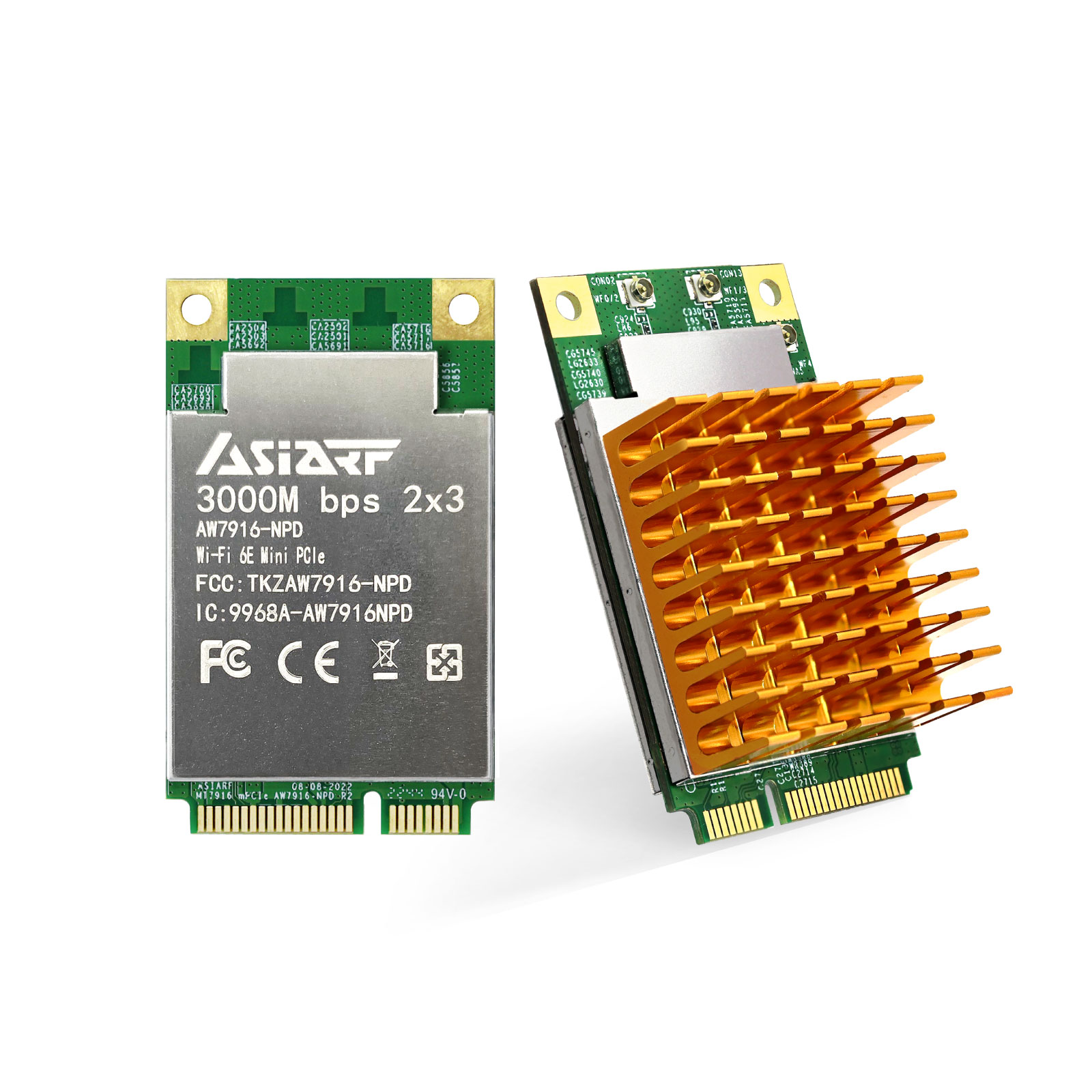 Wi-Fi 6E EFFICIENT Package】Wi-Fi 6E AX3000 Module AW7916-NPD, Precision Coaxial Cables, and Wi-Fi 7 Antennas_2