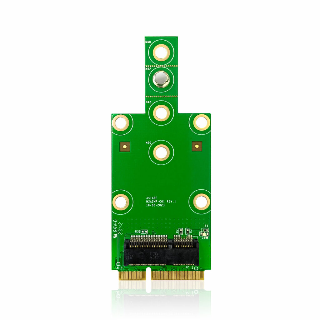M2A2MP M 2 A E Key To Mini PCIe Wi Fi Module Adapter m2a2mp-m-2-a-e-key-to-mini-pcie-wi-fi-module-adapter