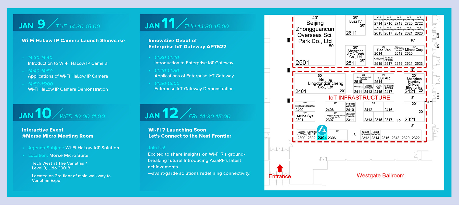 AsiaRF_CES-Event Schedule