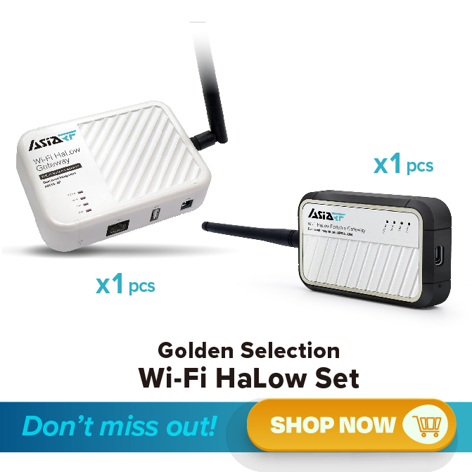 【Golden Selection Wi-Fi HaLow Set】ARFHL-AP-MS01 + ARFHL-UM-MS01