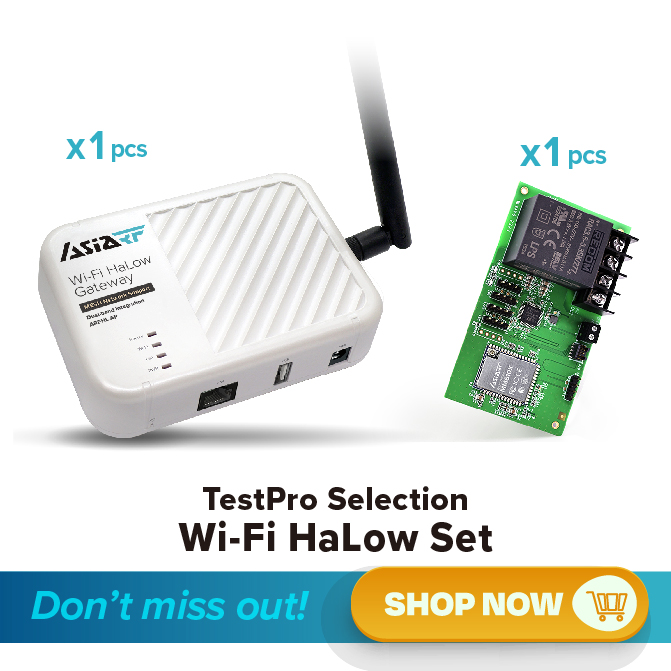 【TestPro Selection Wi-Fi HaLow Set】ARFHL-AP-MS01 + DP-575