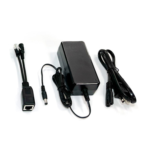 Poe 1 Port Injector Cable + 48v 0.5a Adaptor