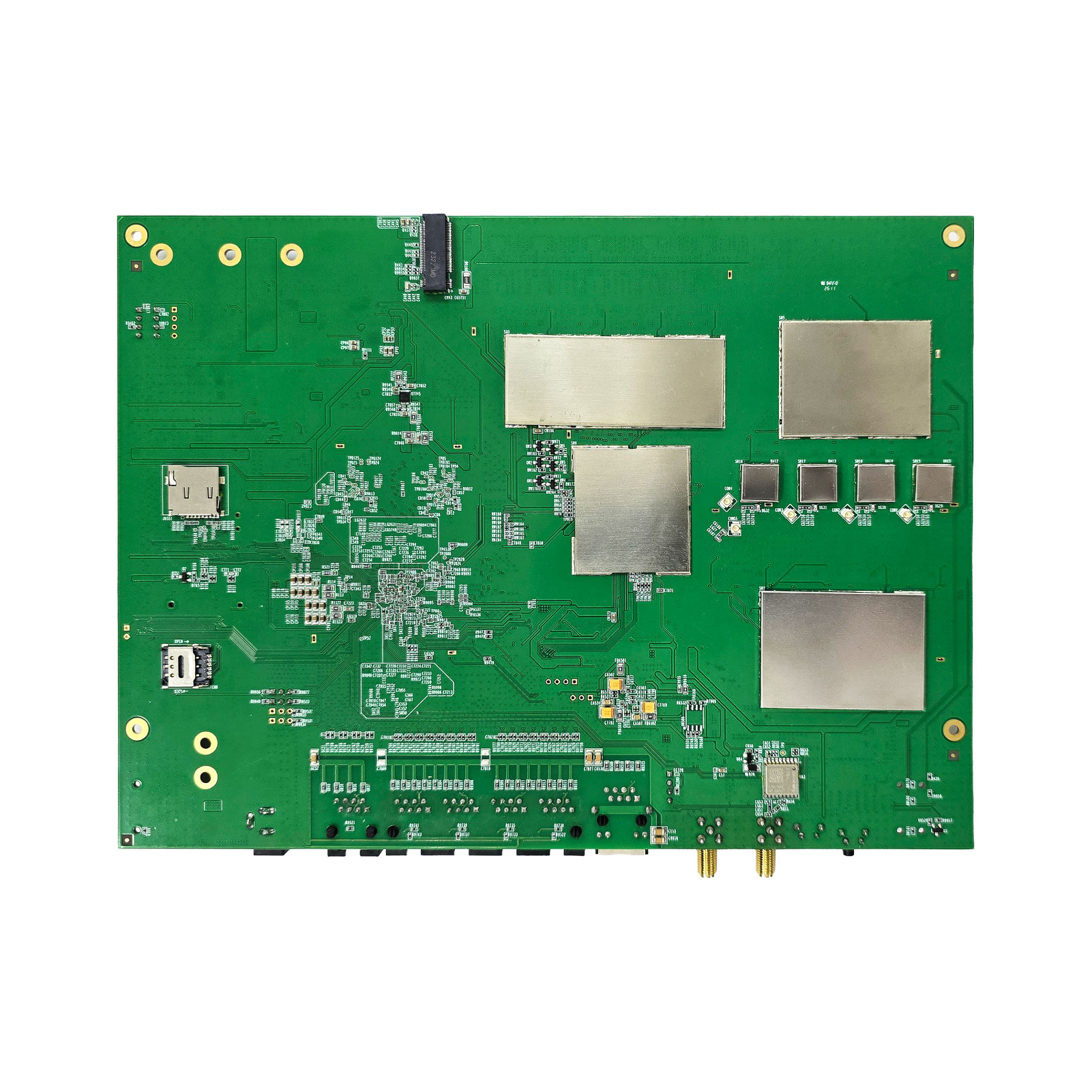 Wi-Fi 7 Development Platform BE19000 Tri-Band Tri-Concurrent 10Gbps PHY AP7988-002-Interface Interface Back