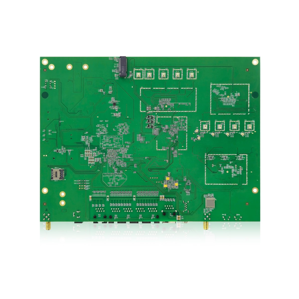 Wi-Fi 7 Router Board BE19000 Tri-Band Tri-Concurrent 10Gbps PHY AP7988-002_Back