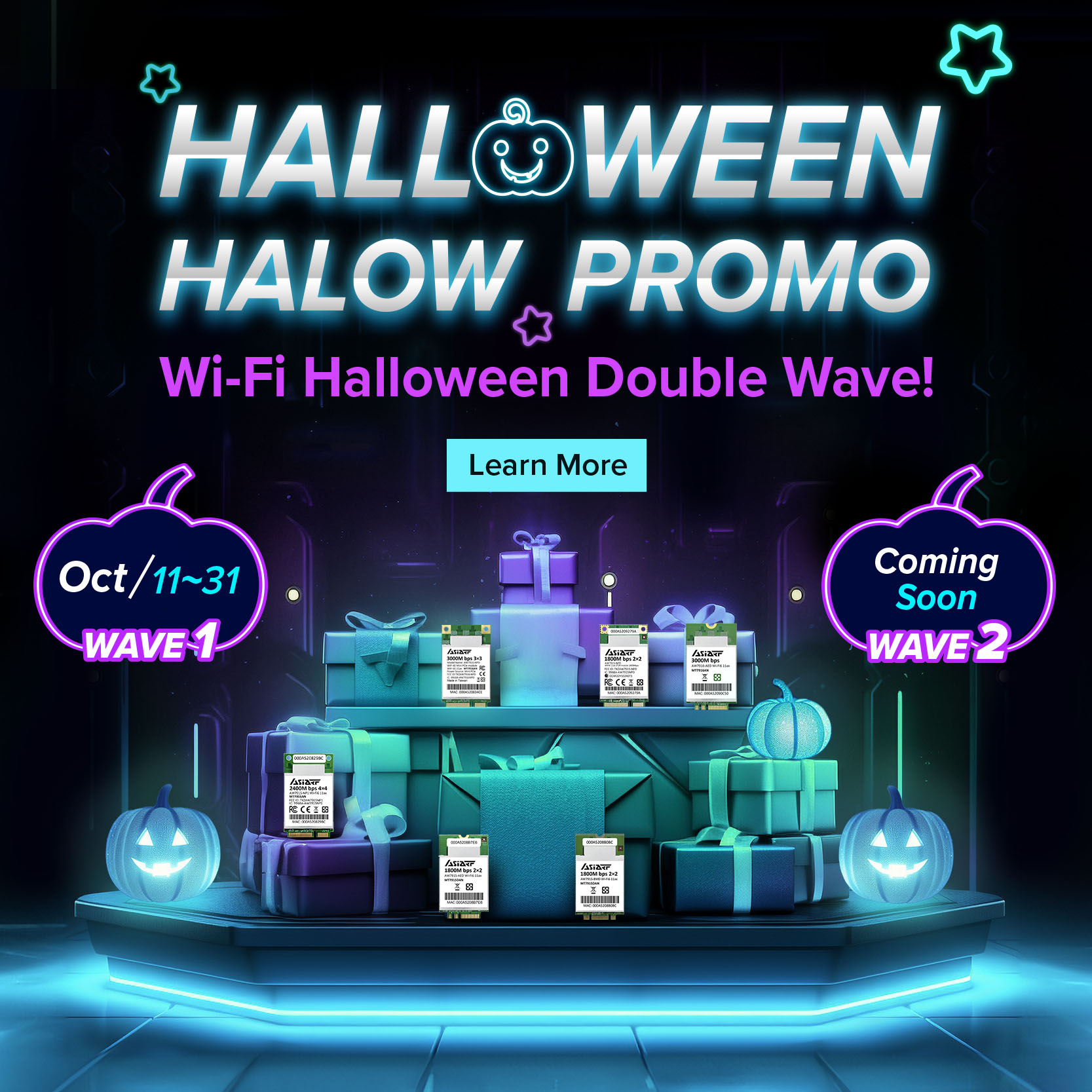 Wi Fi Halloween Double Wave! Mobile 1