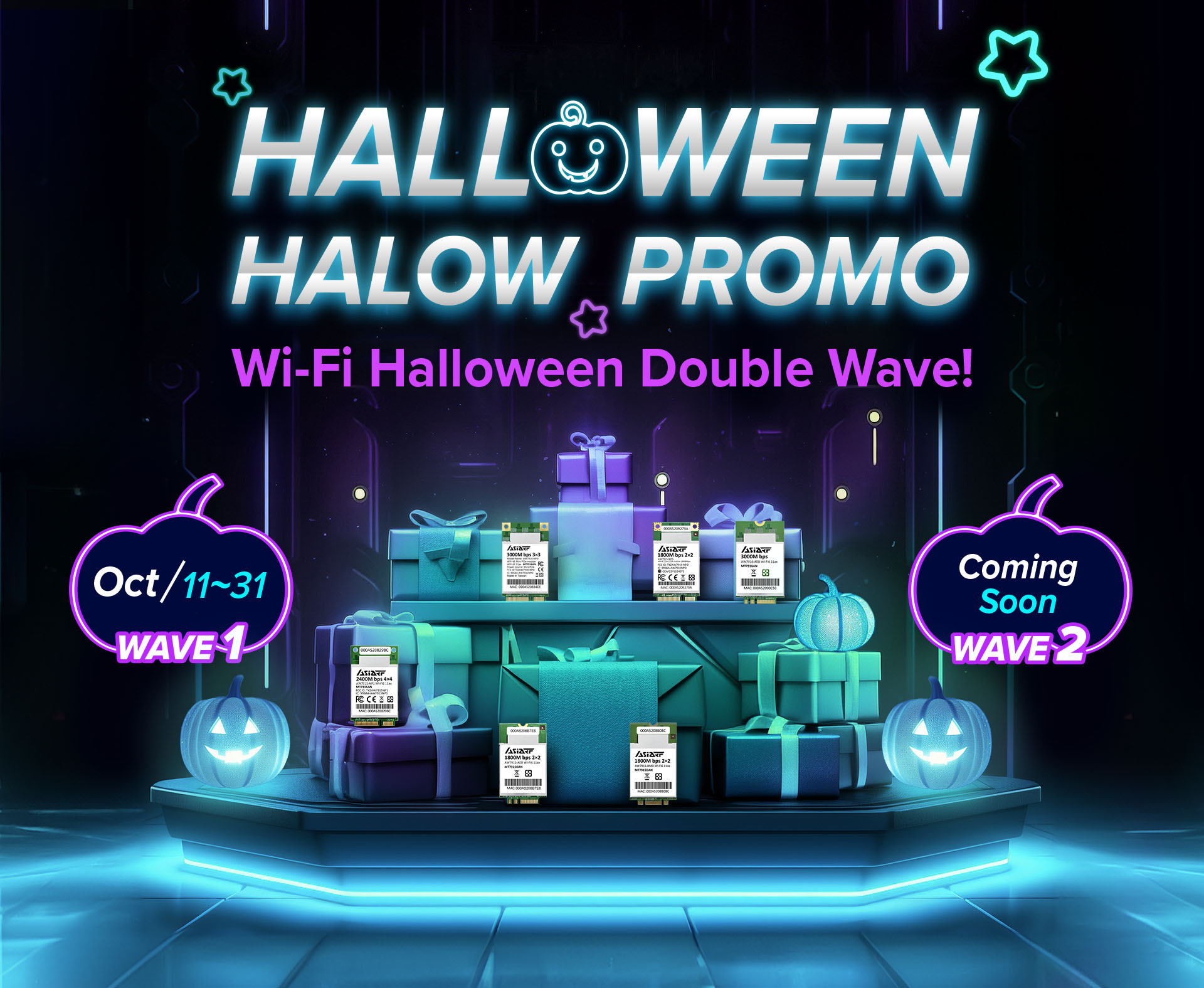 Wi Fi Halloween Double Wave! Pop 1