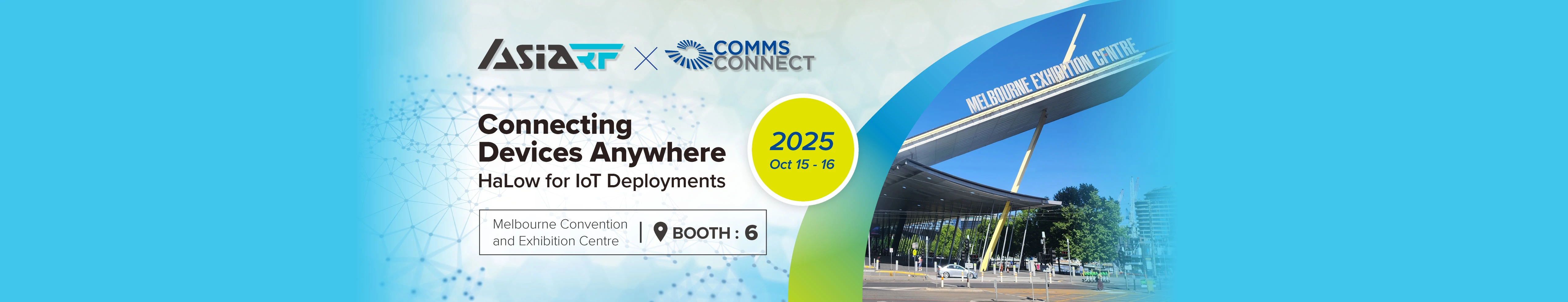 AsiaRF X Comms Connect Melbourne 2025 Web