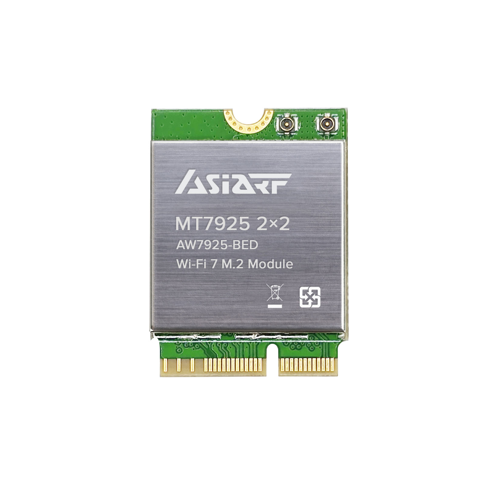 Wi-Fi 7 M.2 2230 MT7925 module dual-band with Bluetooth 5.4 combo 2×2 AW7925-BED-A7925 Bed Size Product Cover
