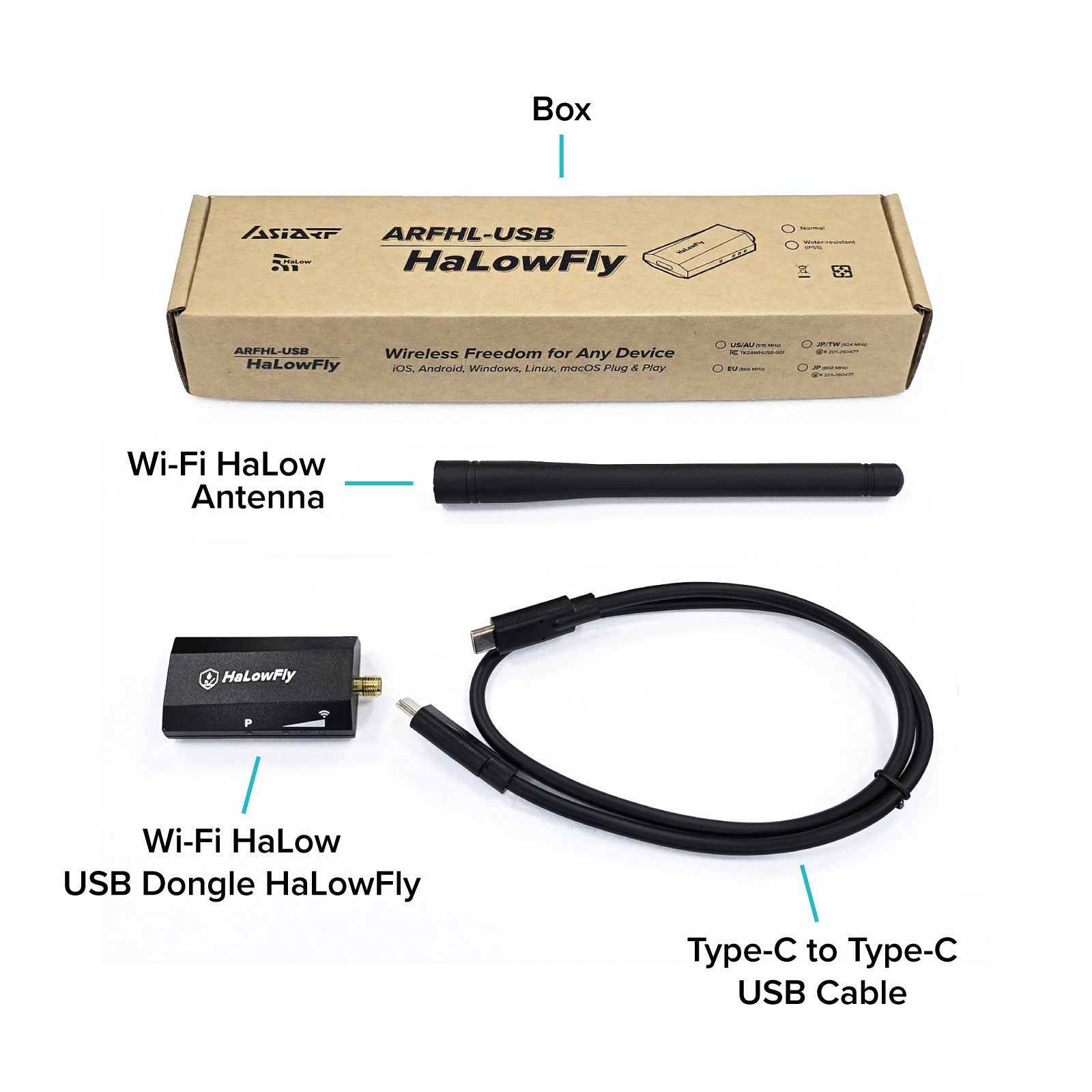 Connect Any Device to Wi-Fi HaLow in 10 Seconds: The Effortless Ultimate Guide HaLowFly USB Dongle: Simple Plug-and-Play Wi-Fi HaLow Connectivity for Any Device-Halowfly包裝說明 5 Connect Any Device to Wi-Fi HaLow in 10 Seconds: The Effortless Ultimate Guide HaLowFly USB Dongle: Simple Plug-and-Play Wi-Fi HaLow Connectivity for Any Device-Halowfly包裝說明 5
